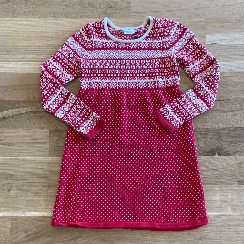 NWOT - Hanna Andersson Girl’s Red Sweater Dress